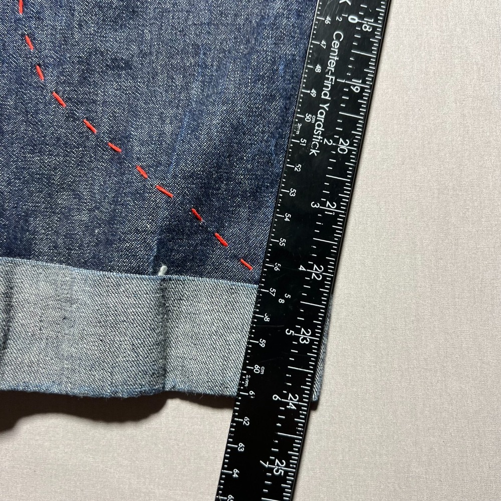 Rogue Territory Mens Blue Denim Stanton Mid Rise Slim Button Fly Jeans Size 30 - Picture 16 of 16